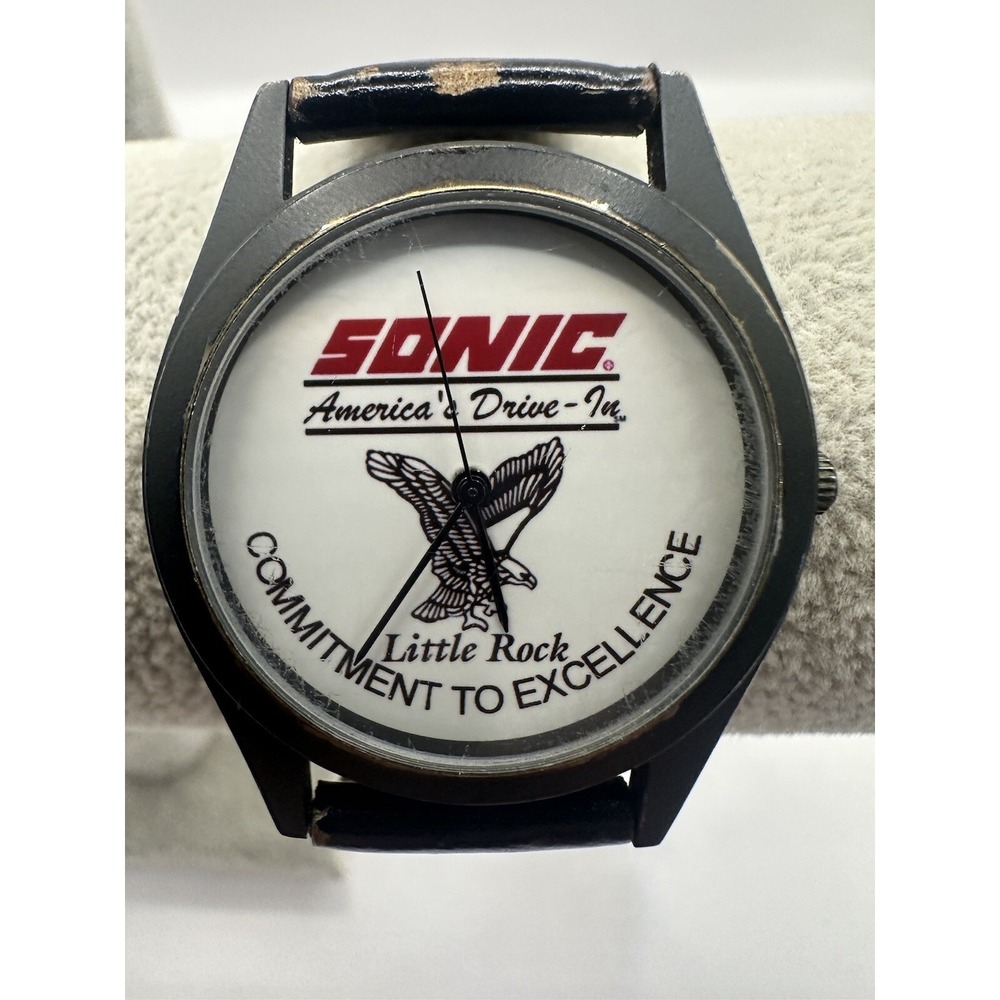 Sonic Fast‎ Food Watch New Battery Mens Perfect Time Inc. 33MM 8" U